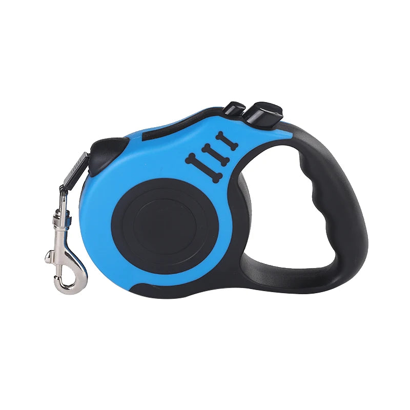 Compact & Durable Dog Leash – 3m/5m Retractable Nylon Rope for Outdoor Walks